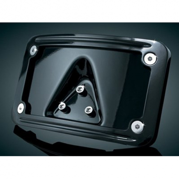 view Kuryakyn 3148 Curved Laydown License Plate Mount with Frame