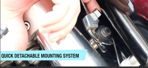 Quick Detchable System shown Mounted