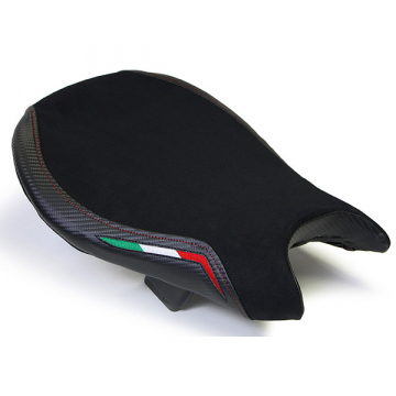 Luimoto 1131101 Team Italia Suede Seat Covers for Ducati Streetfighter
