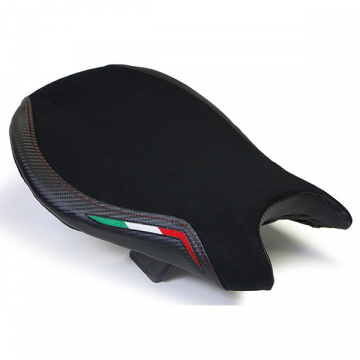 view Luimoto 1171101 Team Italia Suede Seat Covers for Ducati Streetfighter