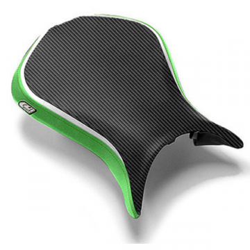 Luimoto 3052103 Team Kawasaki Seat Covers for Kawasaki ZX-6R (2007-2008)