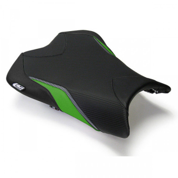 view Luimoto 3062101 Team Kawasaki Seat Covers for Kawasaki ZX-6R (2009-2012)