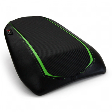 view Luimoto 3191201 Team Kawasaki Passenger Seat Covers for Kawasaki ER6N, ER6F & 650R (2012-2014)