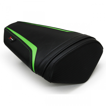 view Luimoto 3221201 Team Kawasaki Seat Covers for Kawasaki ZX-6R (2013-2014)