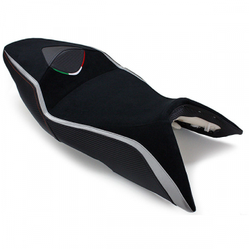 view Luimoto 9072101 Team Italia Seat Cover for Aprilia Shiver SL750 (2006-2009)