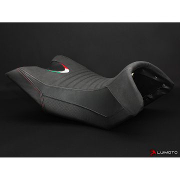 view Luimoto 9111101 Team Italia Rider Seat Cover for Aprilia Caponord 1200 (2013-)