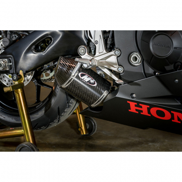 view M4 HO8924 Street Slayer Slip-on Exhaust with Carbon Muffler for Honda CBR1000RR (2017-)