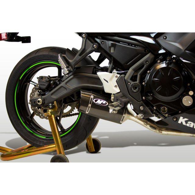 M4 KA6624 Carbon Fiber Full System Exhaust for Kawasaki Ninja 650