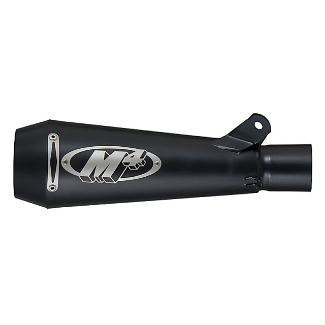 M4 Sーシステム M4 SU6922-GP Slip-On Exhaust with Black Muffler for Suzuki GSXR