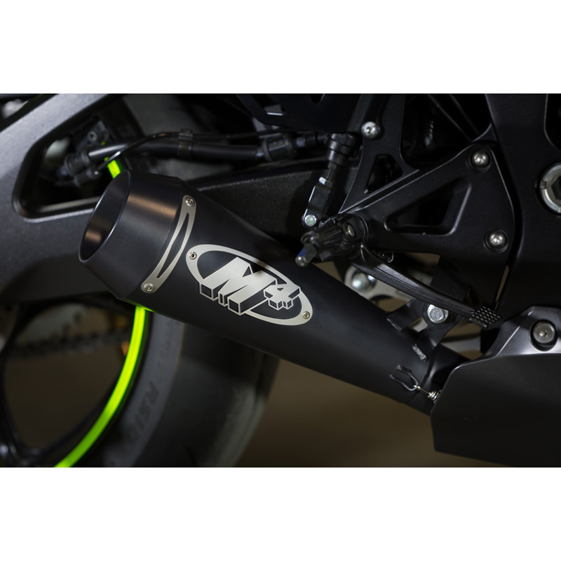 M4 SU9152-GP Style Full Exhaust With Black Satin Muffler for