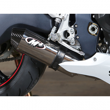 view M4 SU9192 Street Slayer Full Exhaust, Polished Muffler for Suzuki GSX-R1000 12-16