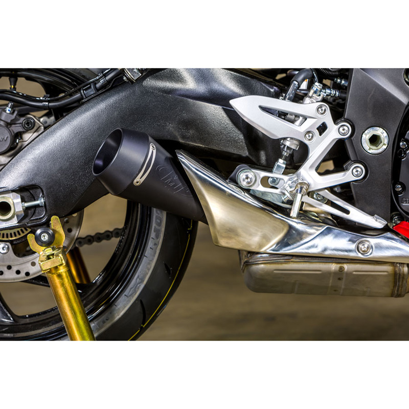 M4 SU9212-GP Slip On Exhaust, Black Muffler for Suzuki GSX-S 1000