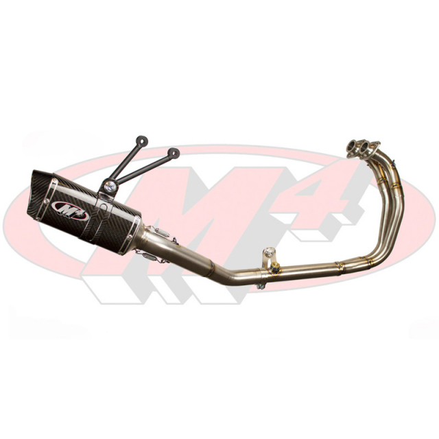 M4 YA3334 Street Slayer Works Full System Exhaust Carbon Fiber Yamaha YZF R3 2015 Accessories International