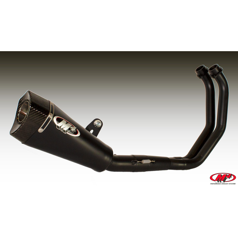 M4 YA6722 RM1 Style All Black Full System Exhaust for Yamaha FZ-07