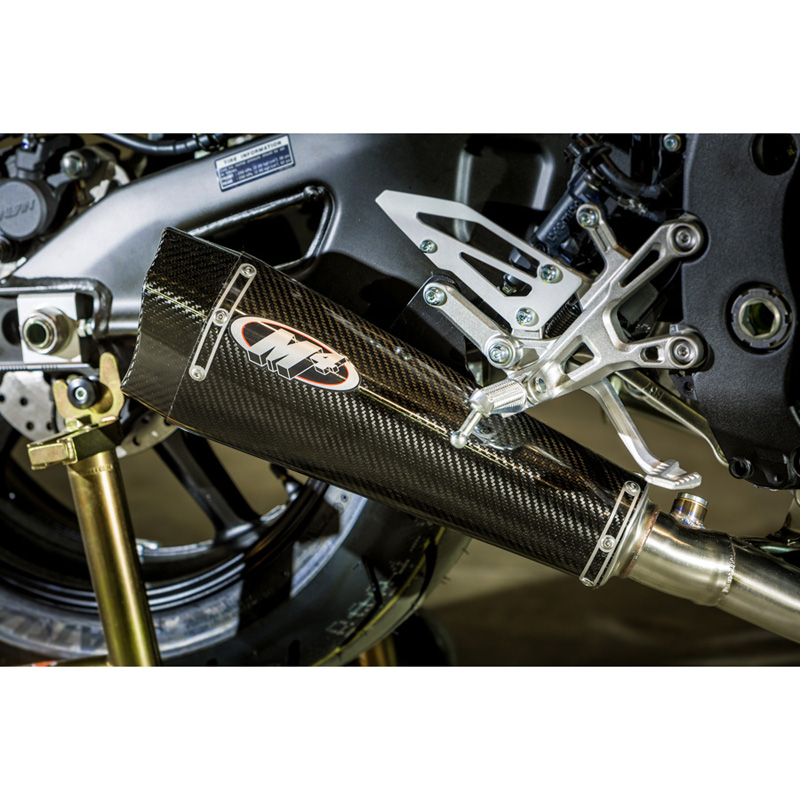 M4 YA6924 X-model MC36 Slip On Exhaust, Carbon Fiber for Yamaha FZ