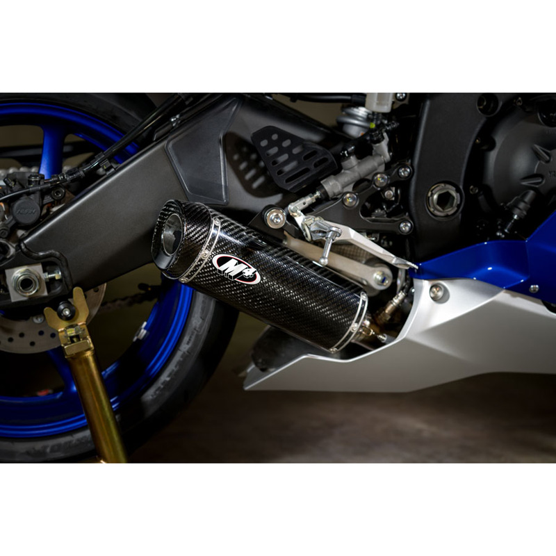 M4 YA6974 X96 Carbon Muffler Full System Exhaust Yamaha YZF-R6