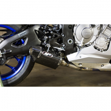 view M4 YA9944 Street Slayer Slip-on Exhaust, Carbon Fiber for Yamaha YZF-R1 (2015-)
