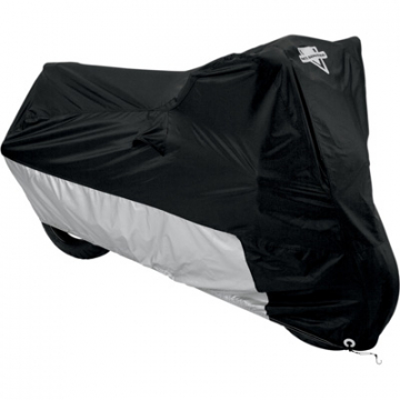 Nelson-Rigg MC904 Black / Silver Deluxe All Season Large Motorcycle Cover