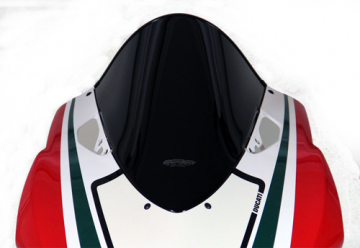 view MRA 4025066132843 Racing Windshield for Ducati 1199/R/S Panigale (2012-2014)