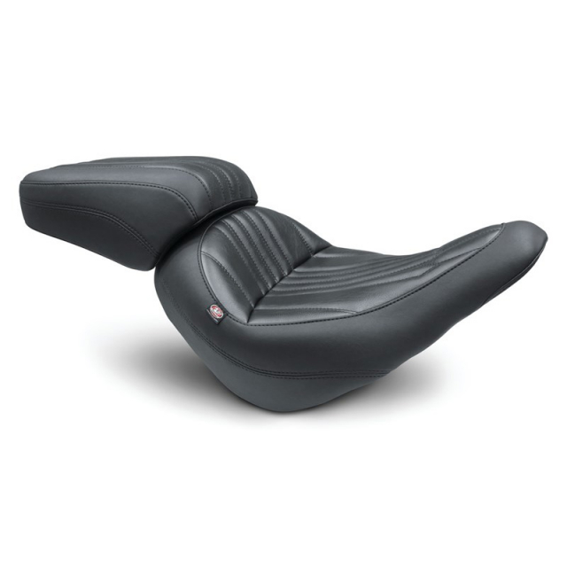 Mustang 75722 Standard Touring Passenger Seat for Harley Softail