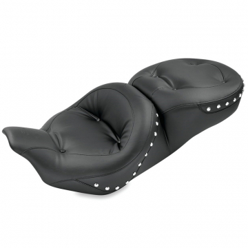 view Mustang 76037 Standard Touring Regal One-Piece Seat for Harley FL Touring (2008-2021)