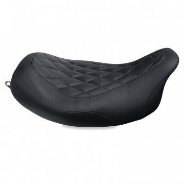 view Mustang 76694 Wide Tripper Solo Seat for Harley FL Touring (2008-2021)