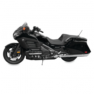 view Mustang 76840 Touring Fastback Seat, Black for Honda Gold Wing F6B (2013-2017)