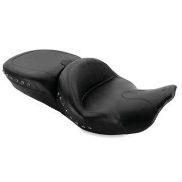 view Mustang 76862 Standard Touring Summit Seat, Black for Harley FL Touring (2008-)