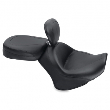 Mustang 79661 Standard Touring Two-Piece Seat, Black for Yamaha Stryker (2011-2017)