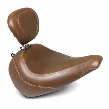 view Mustang 83019 Wide Tripper Solo Seat for Harley-Davidson Fat Boy (2018-)