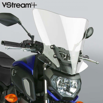 view National Cycle N20330 VStream Windshield for Yamaha MT-07 / FZ-07 (2018-2020)