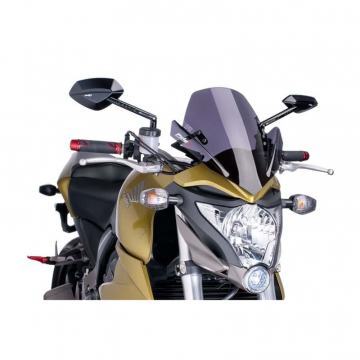 view Puig 5645F Naked New Generation Windshield, Dark Smoke for Honda CB1000R '11-'16