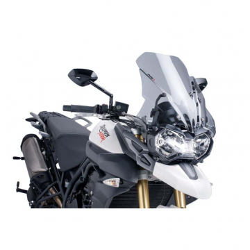 view Puig 5652H Touring Plus Windshield, Smoked for Triumph Tiger 800 (2011-2017)