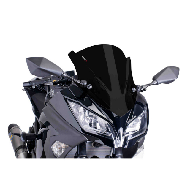 Z-Racing Windshield, Black Kawasaki 300 (2013-2017) | Accessories International