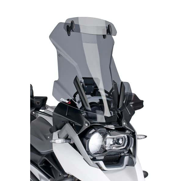 Puig 6504H Tourenscheibe Mit Spoilerscheibe Getönt - Für Motorrad, Verstellbar, TÜV-geprüft
