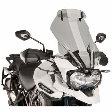 view Puig 8916H Touring Screen with Visor, Smoked for Triumph Tiger 1200 XCx, XCa (2016-)
