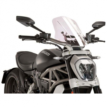 Puig 8922 Naked New Generation Touring Windshield for Ducati XDiavel / S (2016-)