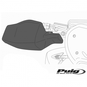 view Puig 8939J Hand Guards, Matte Black for BMW F800GS (2013-) / F800R (2009-2014)
