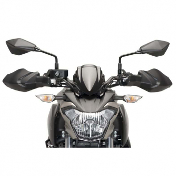 view Puig 9398J Hand Guards, Matte Black for Kawasaki Z650 / Z900 (2017-)