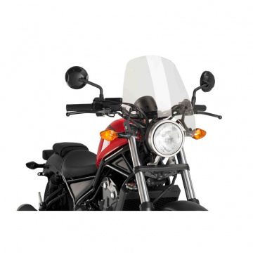 view Puig 9462 Windshield Naked New Generation for Honda Rebel 500 (2017-)