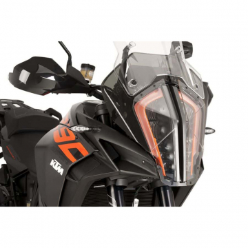 Puig 9470W Headlight Protector, Clear for KTM 1290 Super Adventure R/S '17-'20