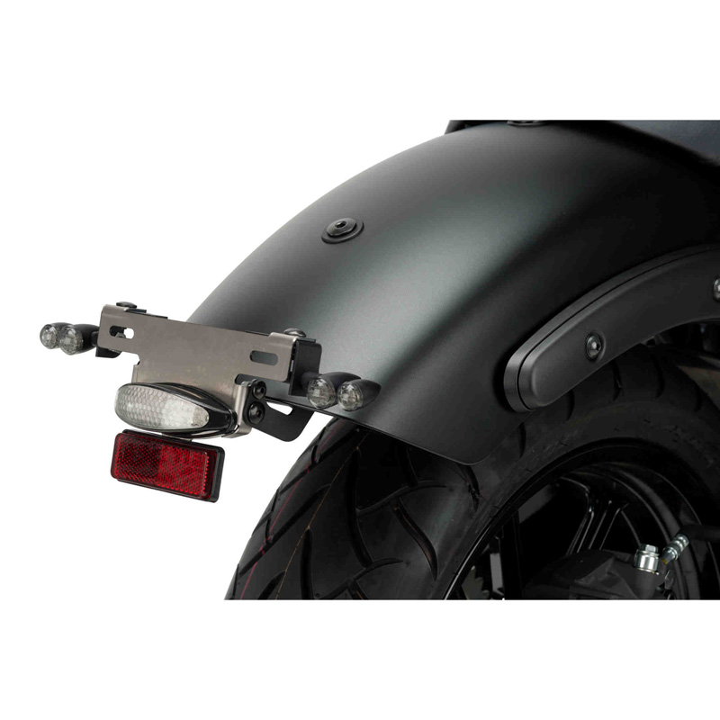 Puig 9675N License Support for Kawasaki Vulcan S (2015-2024