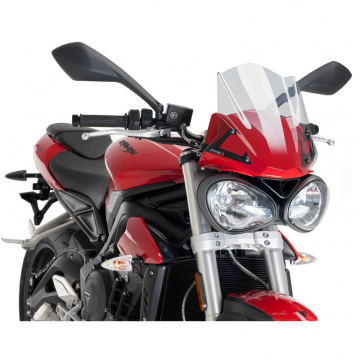 view Puig 9999 Naked New Generation Sport Windshield Triumph Street Triple S '17-'19