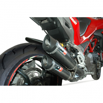 view QD ADUC0430001 2 in 1 in 2 Full System Exhaust for Ducati Multistrada 1200 (2015-2017)