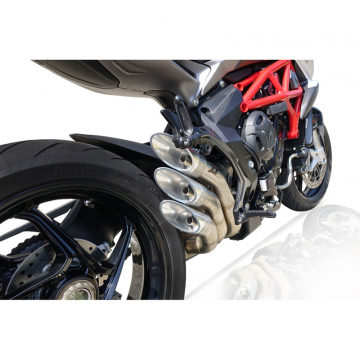 QD AMVA0060001 Power Gun 3 Slip-on Exhaust System for MV Agusta Brutale 800