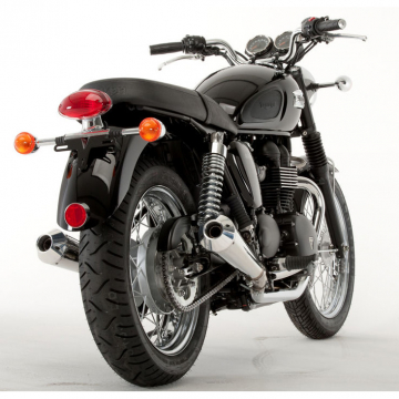 view QD ATRI0110003 MaXcone Twin Slip-on Exhaust Set for Triumph Bonneville T100
