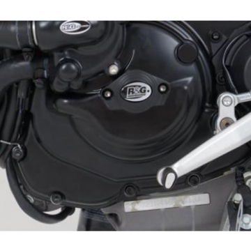R&G ECS0080.BK Left Side Engine Case Cover for Ducati Hypermotard 820 and Hyperstrada 820