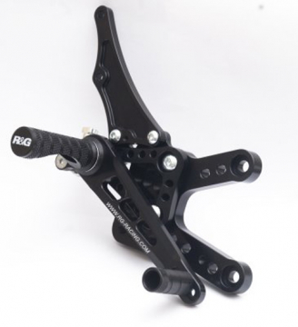 view R&G RSET08BK Adjustable Rearsets for Yamaha YZF R1 (2009-2011)