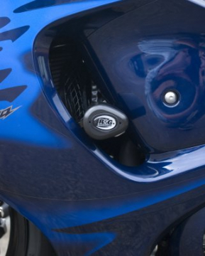 R&G CP0298BL Aero Style Frame Sliders "No Cut" for Suzuki GSX1300R Hayabusa '08-'20