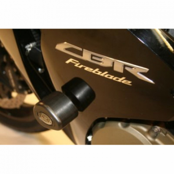 view R&G CP0228BL Aero Style Frame Sliders, Black for Honda CBR1000RR '08-'12